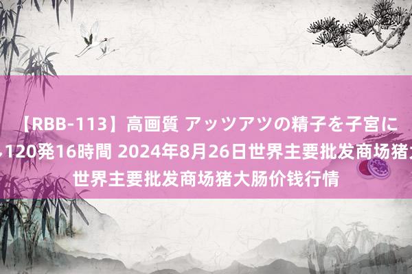 【RBB-113】高画質 アッツアツの精子を子宮に孕ませ中出し120発16時間 2024年8月26日世界主要批发商场猪大肠价钱行情